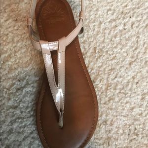 Tan Fergalicious Sandals Size 7